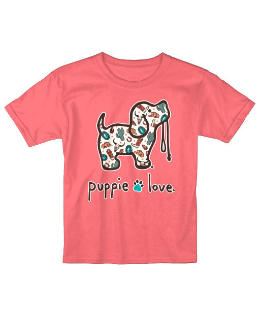 WESTERN PATTERN PUP, YOUTH SS - Puppie Love