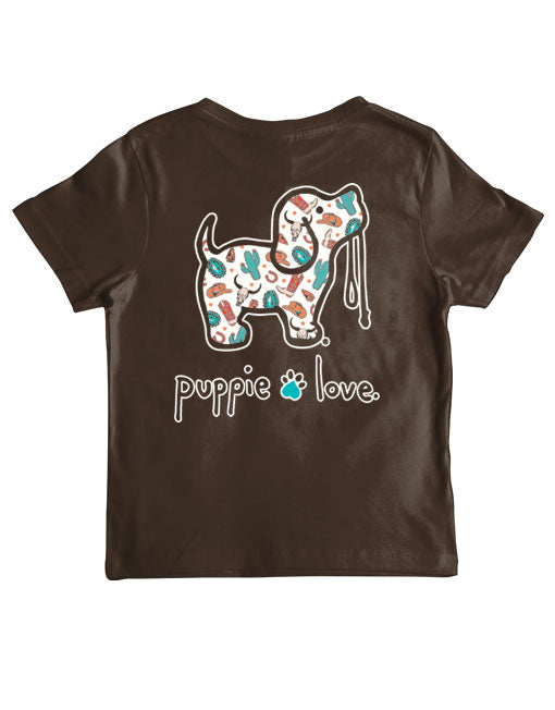 WESTERN PATTERN PUP, YOUTH SS - Puppie Love