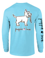 WESTIE PUP, ADULT LS (PRINTED TO ORDER) - Puppie Love