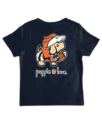 WHITE AND ORANGE MASCOT PUP, YOUTH SS
