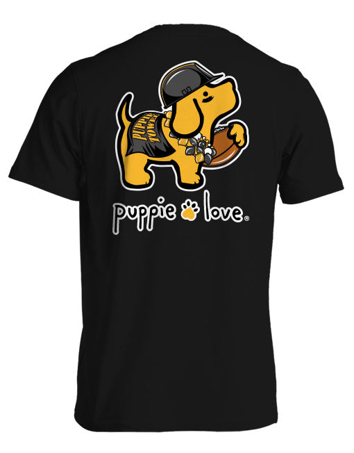 YELLOW AND BLACK MASCOT PUP – Puppie Love