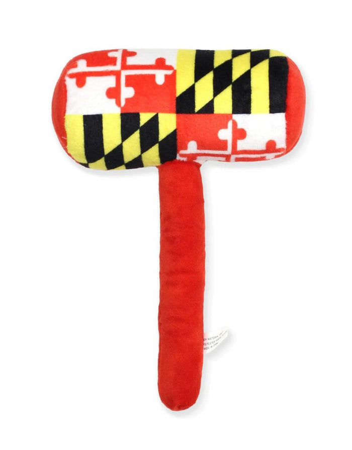 MARYLAND FLAG CRAB MALLET STUFFED PLUSH DOG TOY