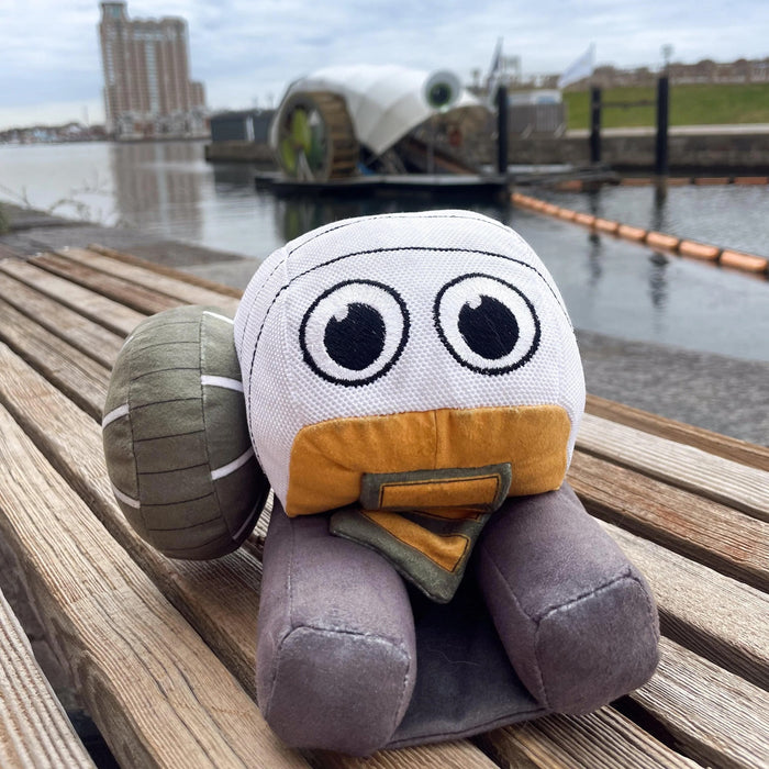 MR. TRASH WHEEL, PLUSH DOG TOY