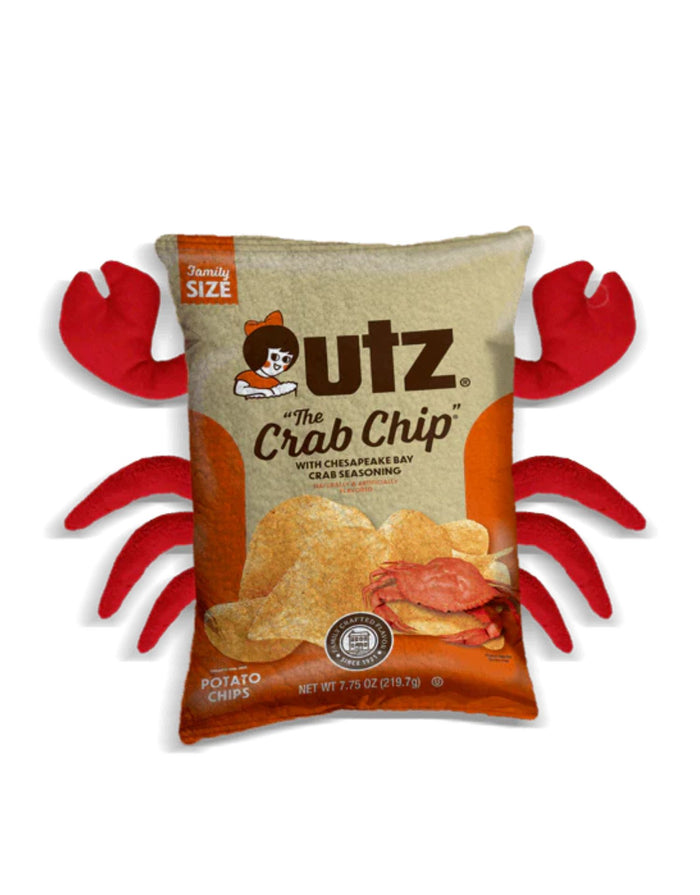 UTZ CRAB CHIPS PLUSH DOG TOY