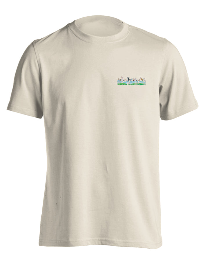 UNSTOPPABLE RANCH LOGO TEE, NATURAL - Puppie Love