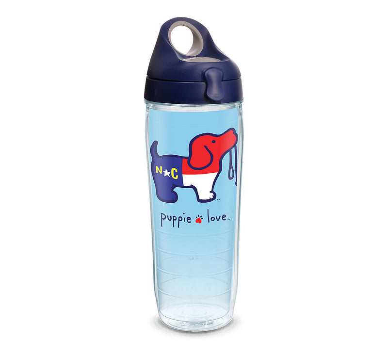 NORTH CAROLINA PUP, 24OZ WATER BOTTLE