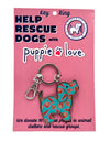 SEASHELL PUP KEY RING - Puppie Love