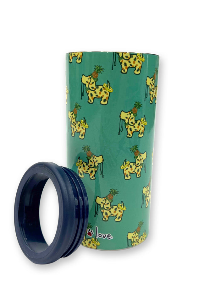 PINEAPPLE PUP SLIM CAN COOLER - Puppie Love