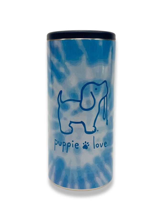 WILDFLOWER TIE DYE SLIM CAN COOLER - Puppie Love