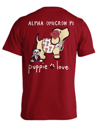 ALPHA OMICRON PI PUP (PRINTED TO ORDER) - Puppie Love