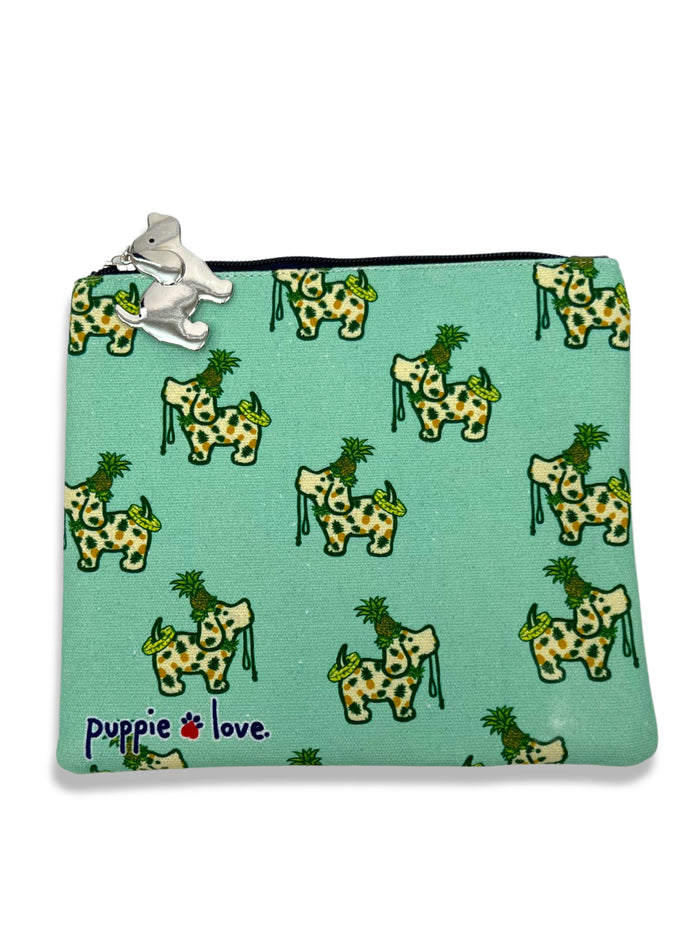 PINEAPPLE PUP ZIPPER POUCH - Puppie Love