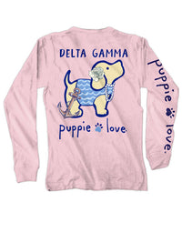 DELTA GAMMA PUP, ADULT LS (PRINTED TO ORDER) - Puppie Love