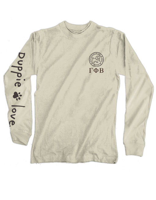 GAMMA PHI BETA PUP, ADULT LS (PRINTED TO ORDER) - Puppie Love