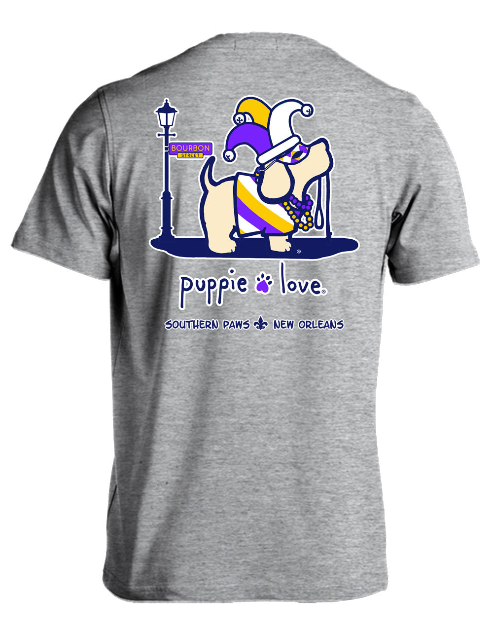 BOURBON STREET JESTER PUP, SPORT GREY - Puppie Love