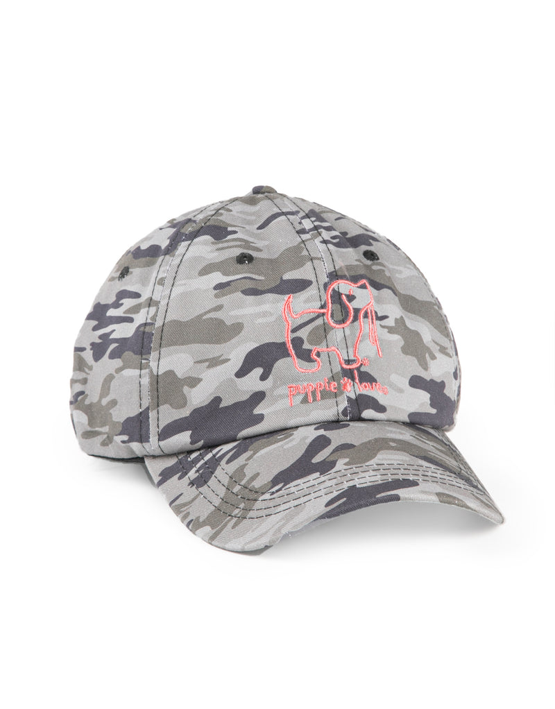 GREEN CAMO BASEBALL HAT - Puppie Love