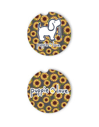 SUNFLOWER PUP CAR COASTER - Puppie Love