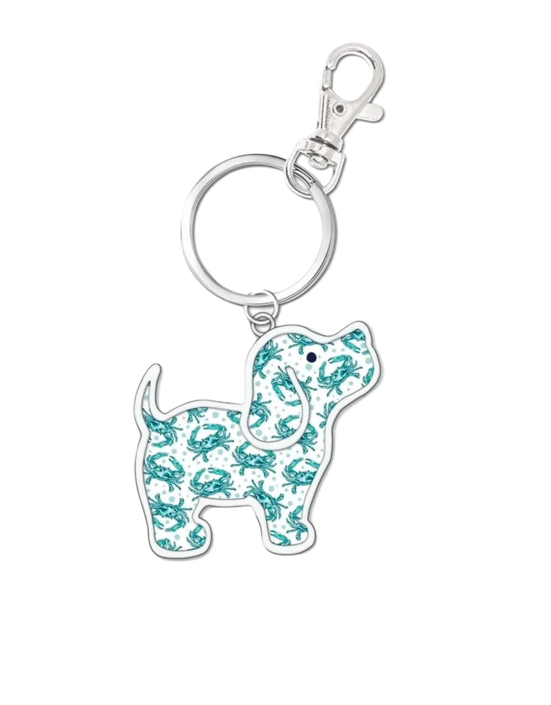 CRAB PATTERN PUP KEY RING Puppie Love crab-pattern-pup-key-ring-puppie-love