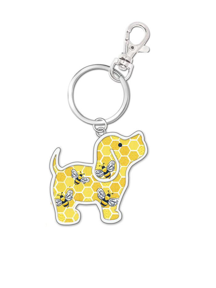 HONEY BEE PUP KEY RING - Puppie Love