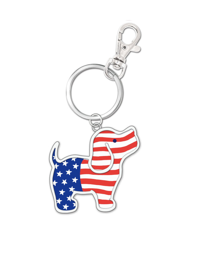 USA PUP KEY RING - Puppie Love