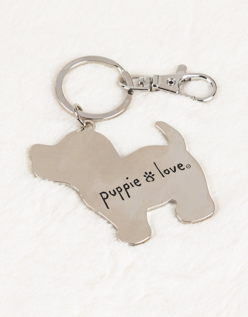 SUNFLOWER PUP KEY RING - Puppie Love