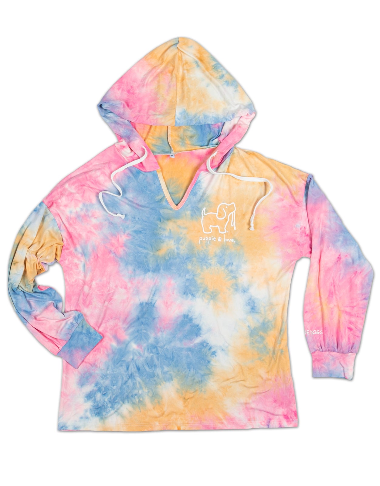 RAINBOW TIE DYE LOUNGE HOODIE – Puppie Love
