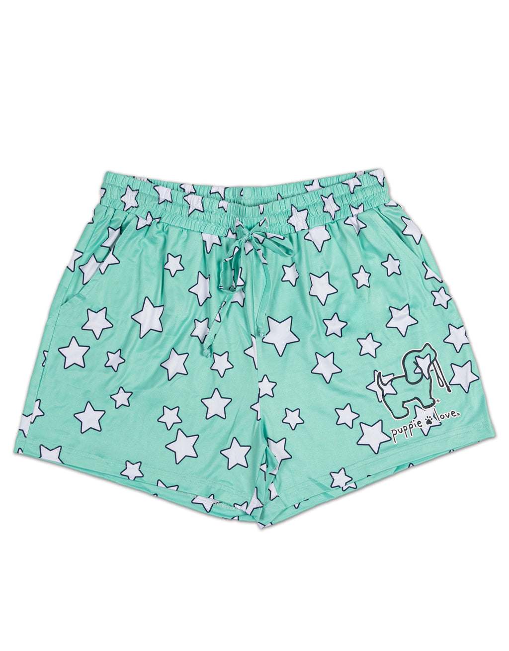 STARRY PUP LOUNGE SHORTS - Puppie Love