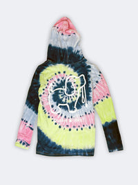 MIDNIGHT PASTEL TIE DYE PUP, ADULT HOODIE TEE - Puppie Love