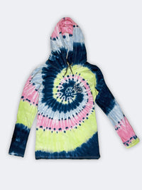 MIDNIGHT PASTEL TIE DYE PUP, ADULT HOODIE TEE - Puppie Love