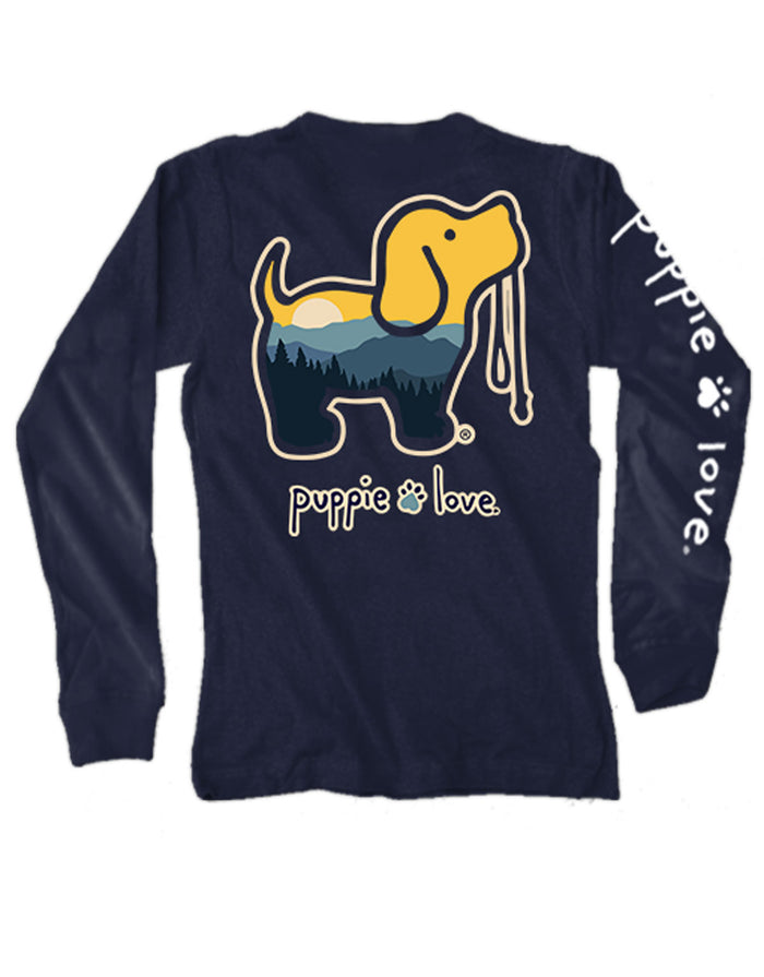 MOUNTAIN LANDSCAPE PUP, ADULT LS - Puppie Love