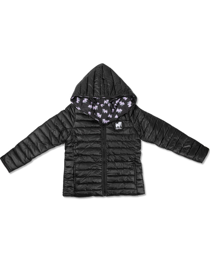 BLACK PUFFER JACKET - Puppie Love