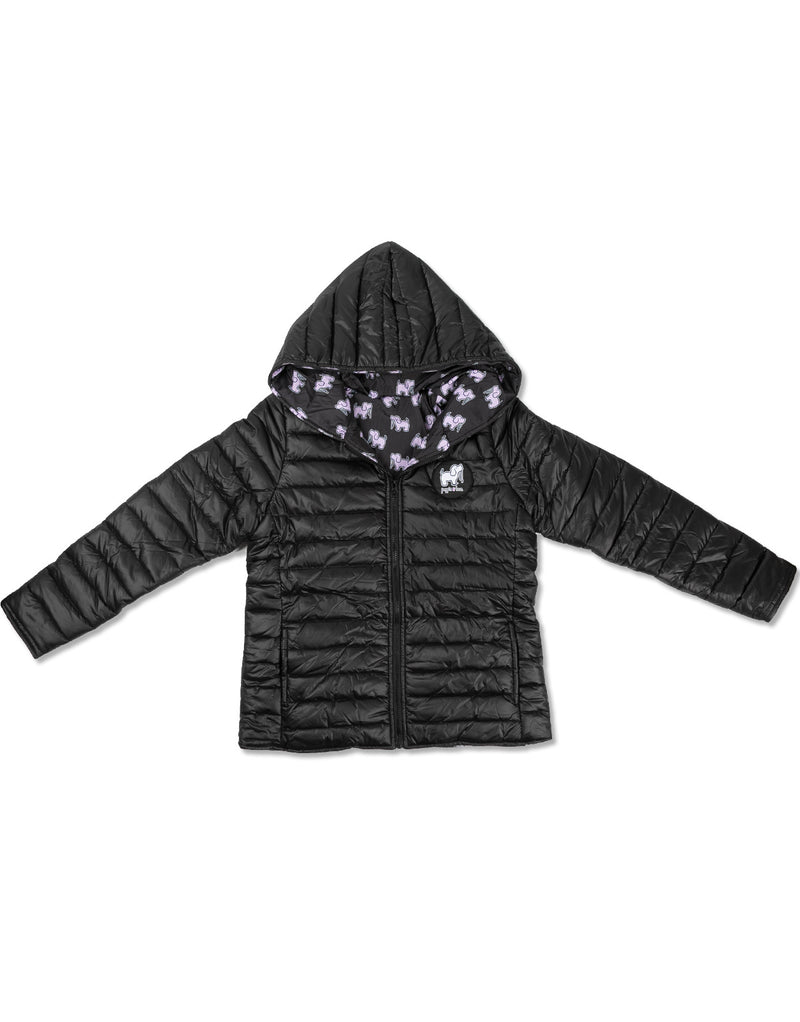 BLACK PUFFER JACKET - Puppie Love