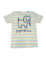 RAINBOW STRIPE LOGO PUP - Puppie Love