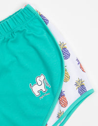 PINEAPPLE PUP SHORTS - Puppie Love