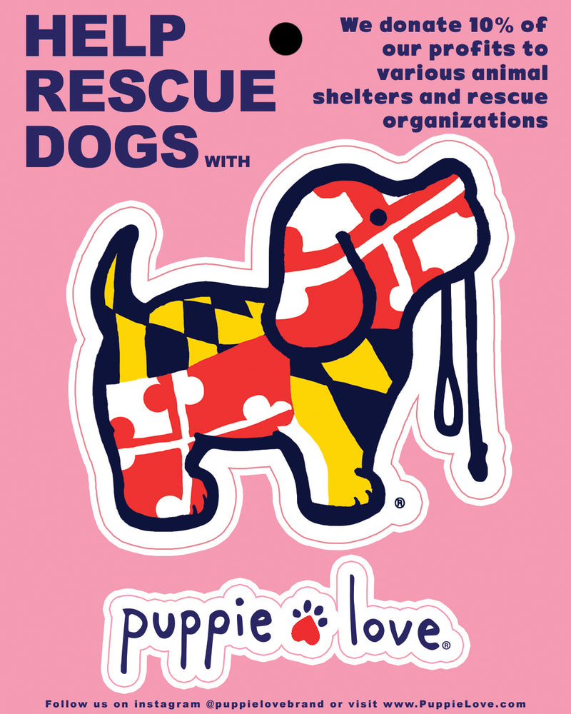 MARYLAND PUP DECAL - Puppie Love