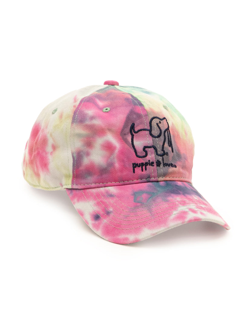 RAINBOW TIE DYE BASEBALL HAT - Puppie Love