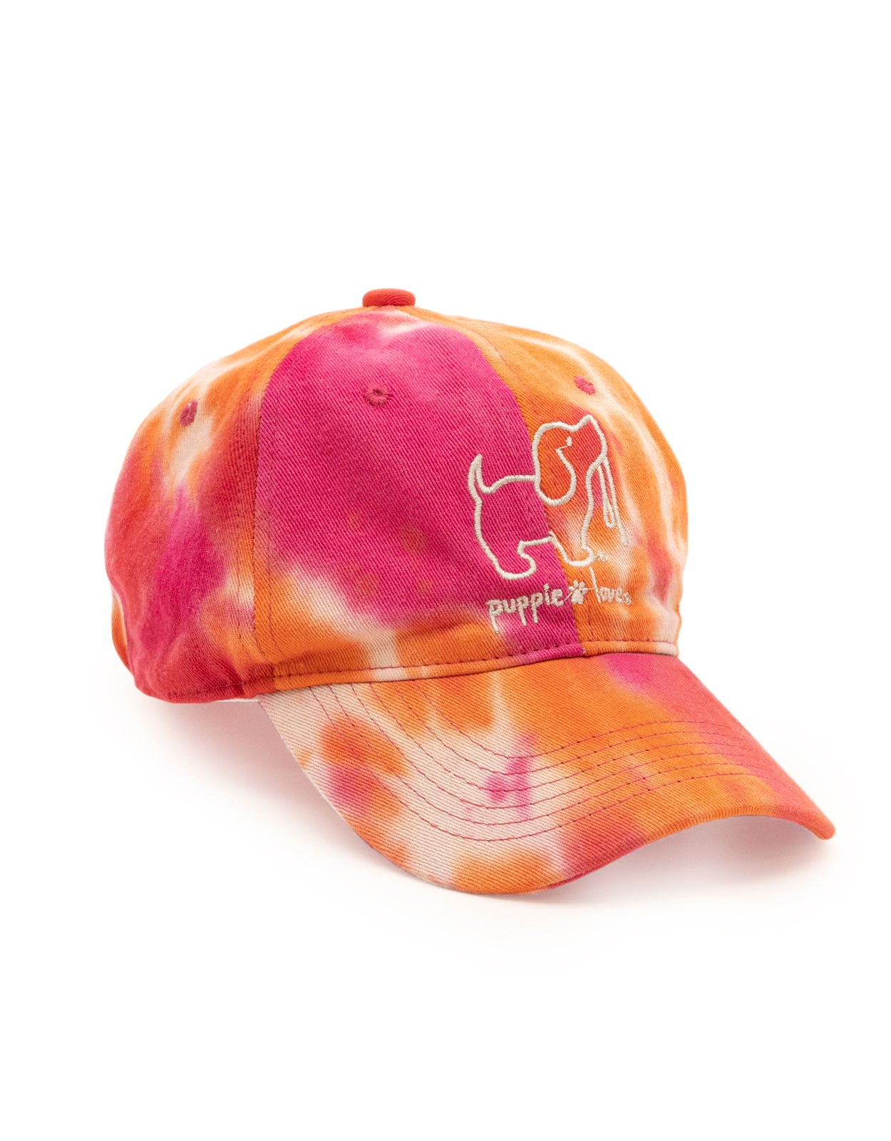 Sunset Tie Dye Baseball Hat - Dog Lover Cap | Puppie Love