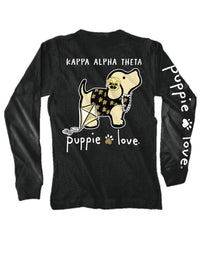 KAPPA ALPHA THETA PUP, ADULT LS (PRINTED TO ORDER) - Puppie Love