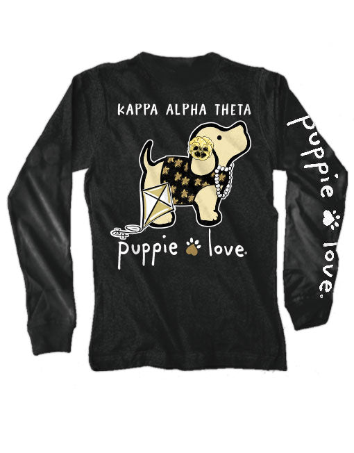 KAPPA ALPHA THETA PUP, ADULT LS (PRINTED TO ORDER) - Puppie Love
