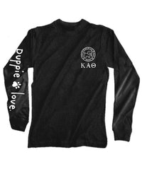 KAPPA ALPHA THETA PUP, ADULT LS (PRINTED TO ORDER) - Puppie Love