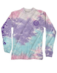 COTTON CANDY TIE DYE PUP, ADULT LS - Puppie Love