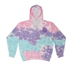COTTON CANDY TIE DYE PUP, ADULT HOODIE - Puppie Love