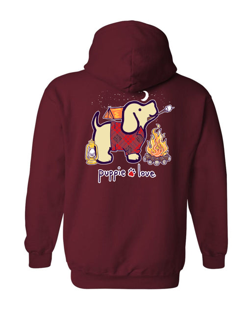CAMPING PUP, ADULT HOODIE - Puppie Love
