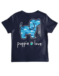 SHARK PATTERN PUP, YOUTH SS - Puppie Love